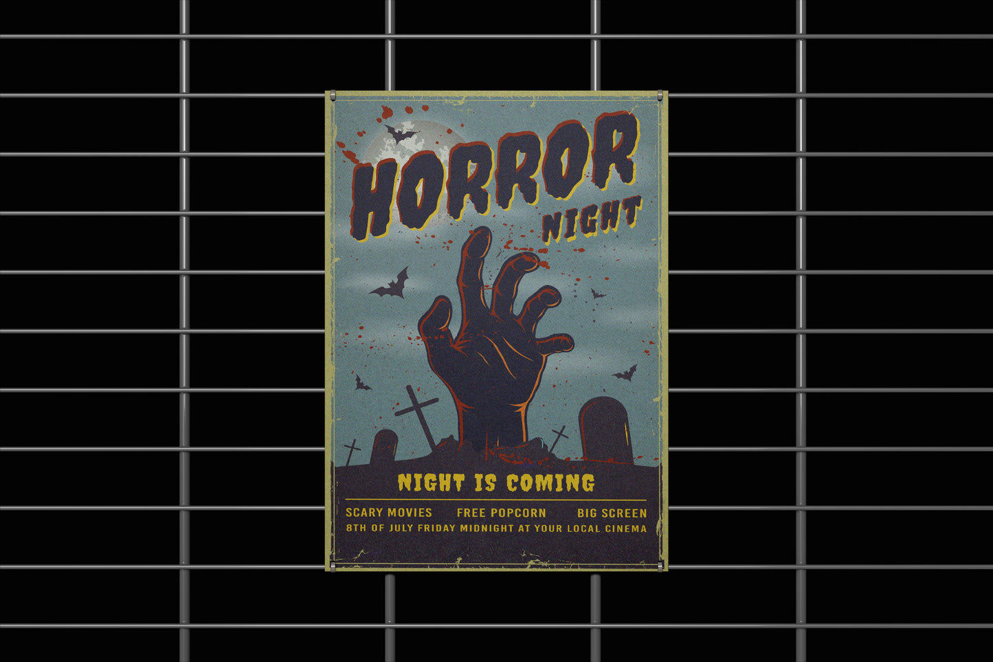 Print Urban Horror Retro 60x90cm