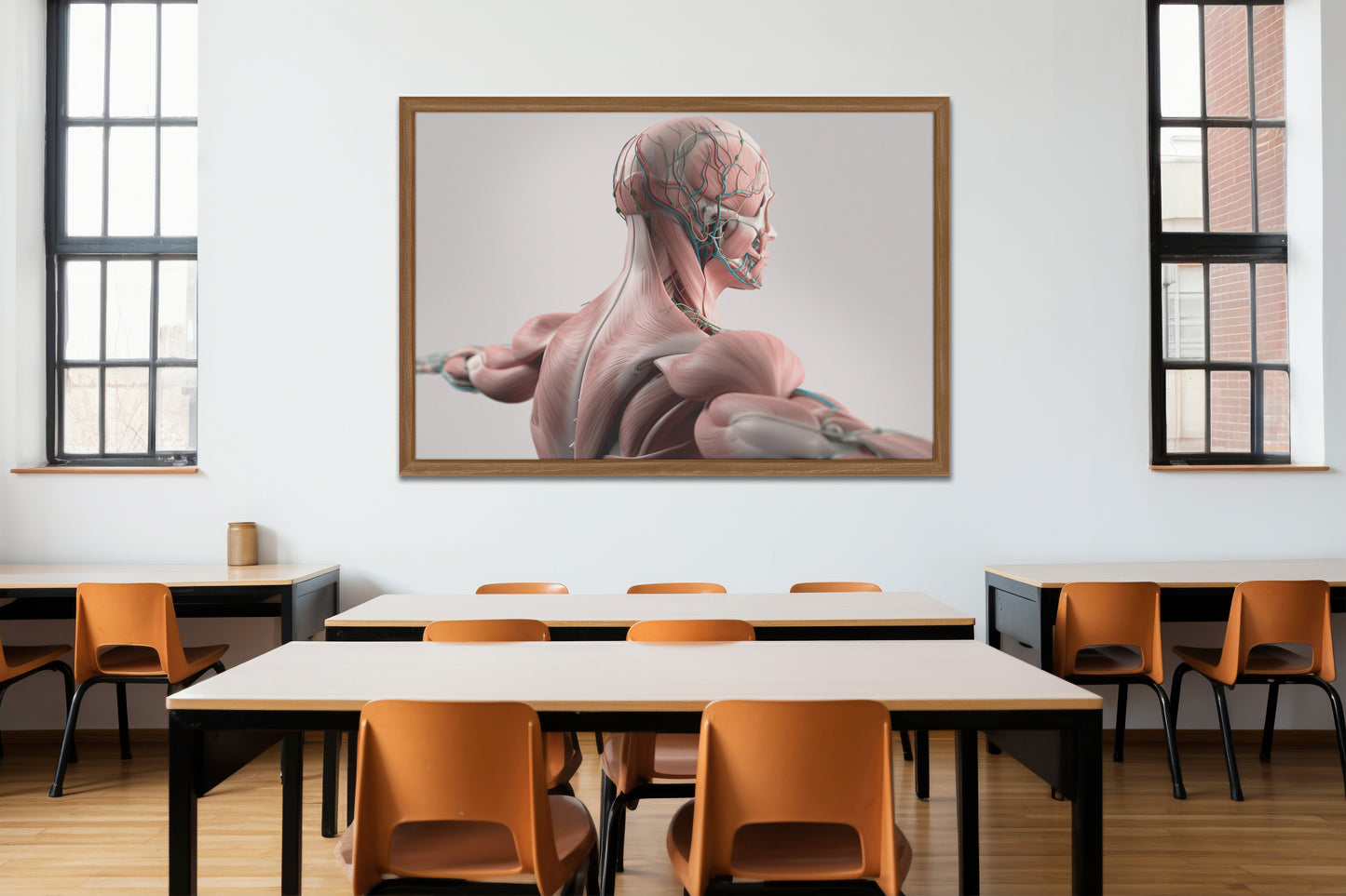 Print School Muscle Anatomy 40x30cm