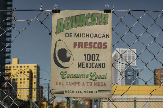 Print Urban Kitsch Advertisement Aguacates Frescos 60x90cm