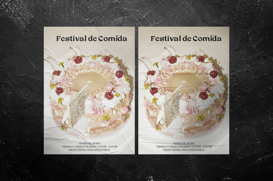 Print Urban Kitsch Advertisement Cake 15x22.5cm