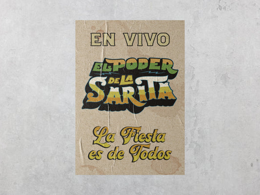 Print Urban Kitsch Advertisement Sarita 60x90cm