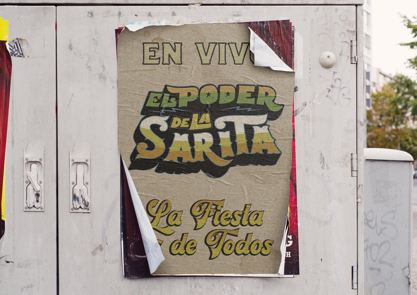 Print Urban Kitsch Advertisement Sarita 60x90cm