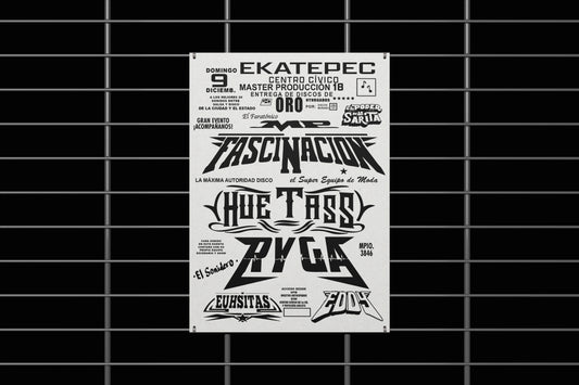 Print Urban Kitsch Advertisement Sonidero Ekatepec 15x22.5cm