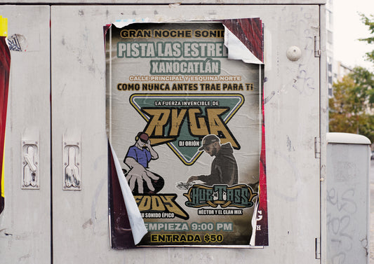 Print Urban Kitsch Advertisement Sonidero Xanocatlán 15x22.5cm