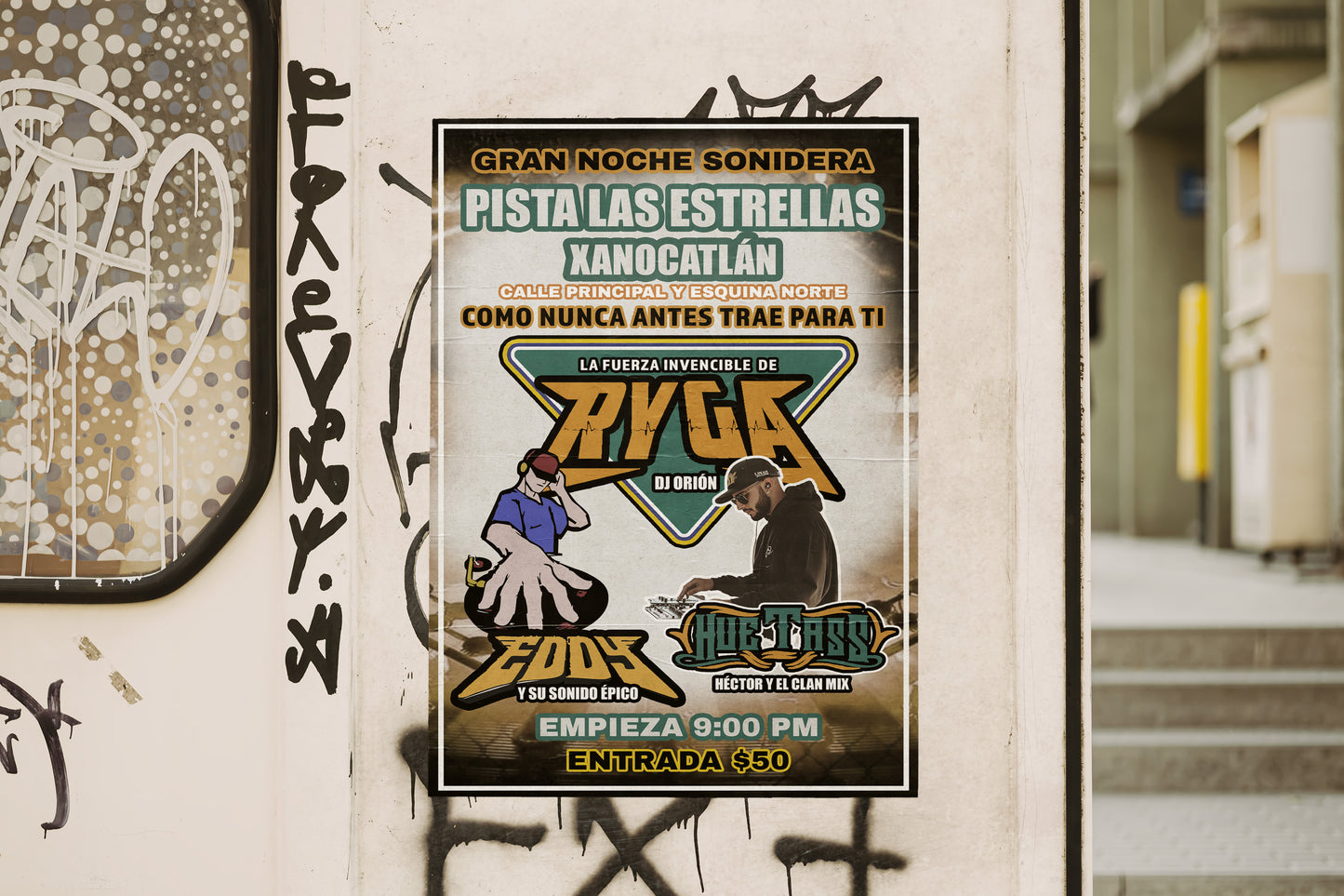 Print Urban Kitsch Advertisement Sonidero Xanocatlán 15x22.5cm