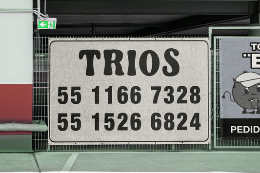 Print Urban Kitsch Advertisement Trios 243.5x139cm