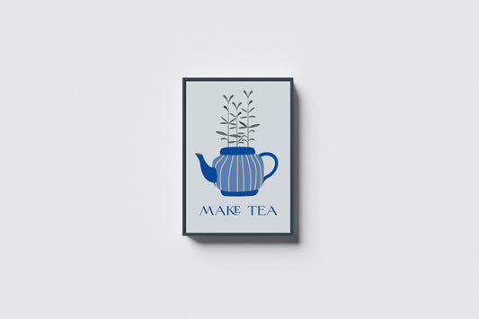 Print Food MakeTea Illustration 60x90cm