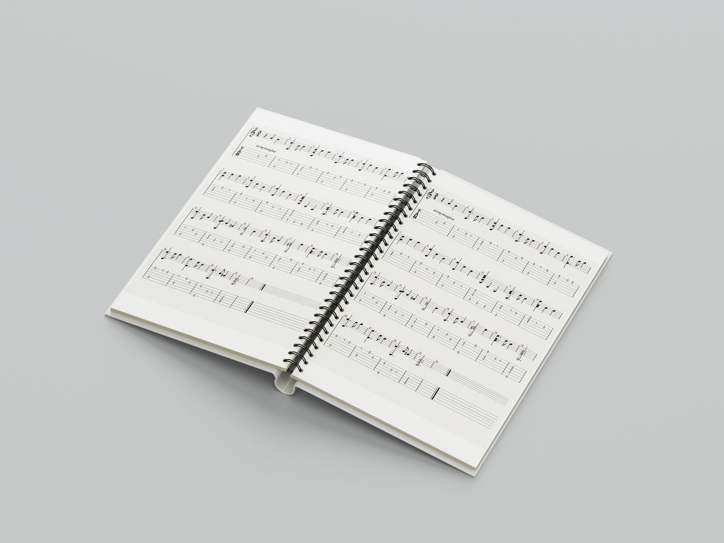 Print Music Musical Score V4 Illustration 21.5x28cm
