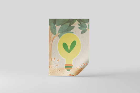 Print School Nature Environmental Energy Saving 60x90cm