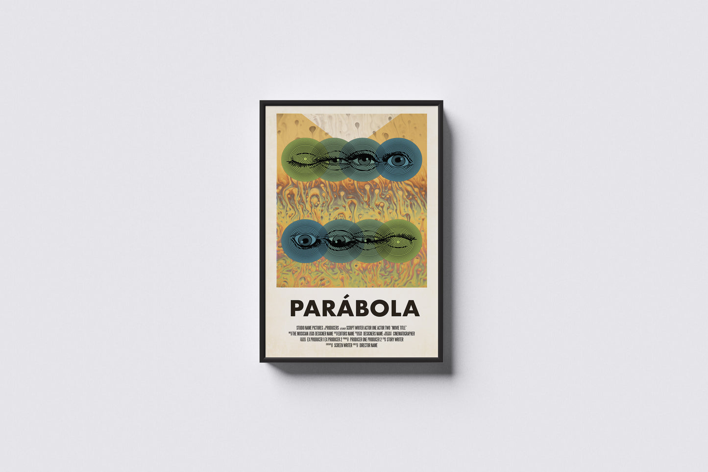 Print Cinematic Poster Parábola Retro Advertisement  60x90cm