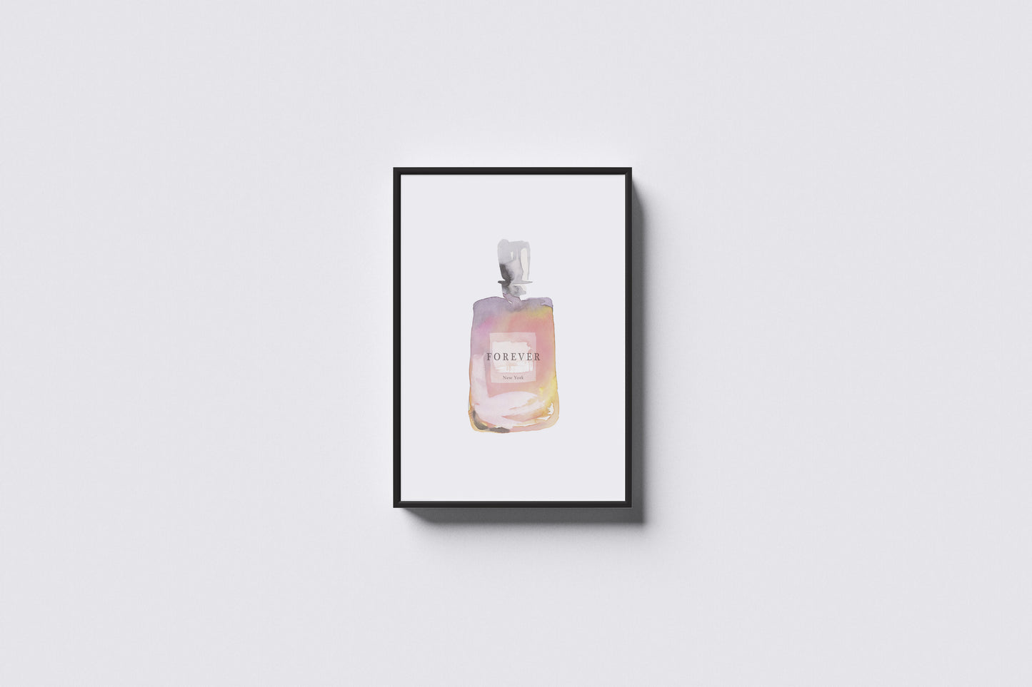 Print Perfume Watercolor Illustration 50x70cm