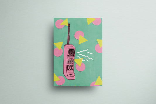 Print Phone Ringing Retro 60x90cm