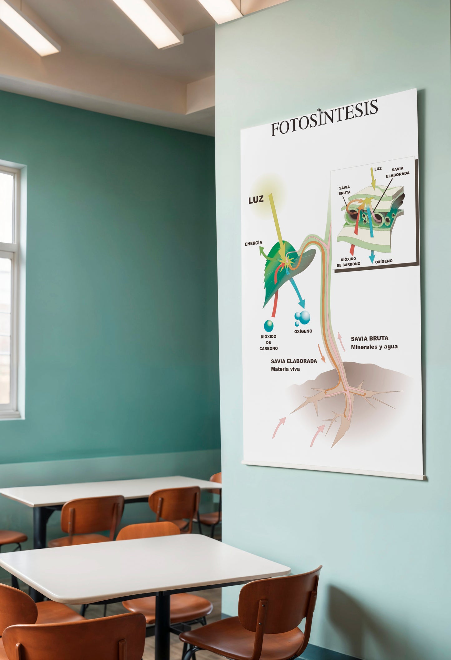 Print School Photosynthesis 60x90cm