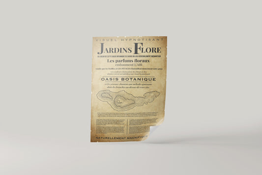 Print Botanical Oasis Vintage Advertisement 90x140cm