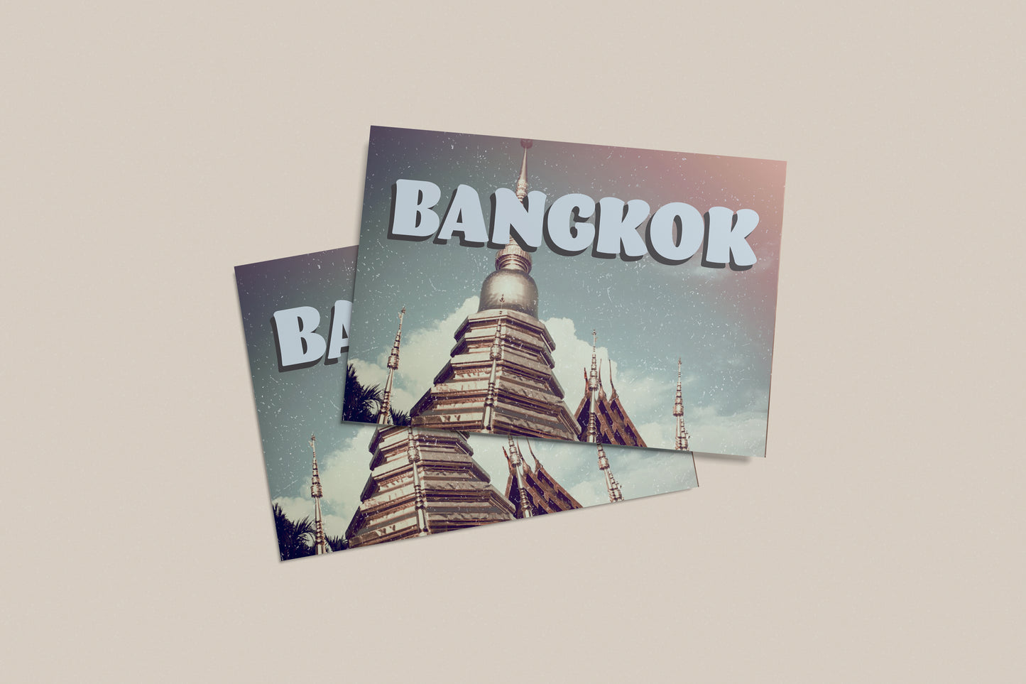 Print Postcard Bangkok Vintage 15x10cm