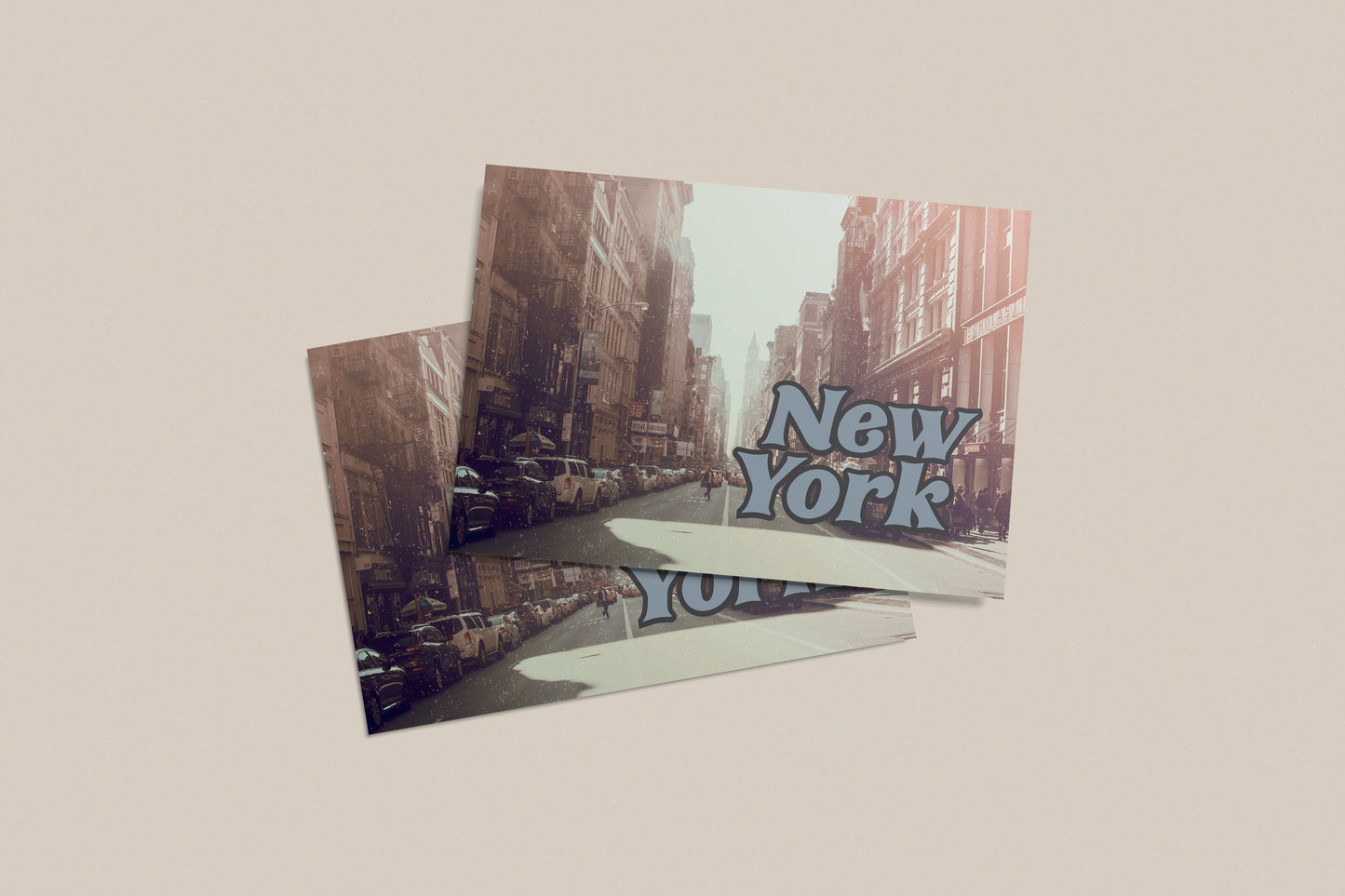 Print Postcard NewYork Vintage 15x10cm