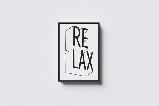 Print Relax Minimalist 21.5x35.5cm