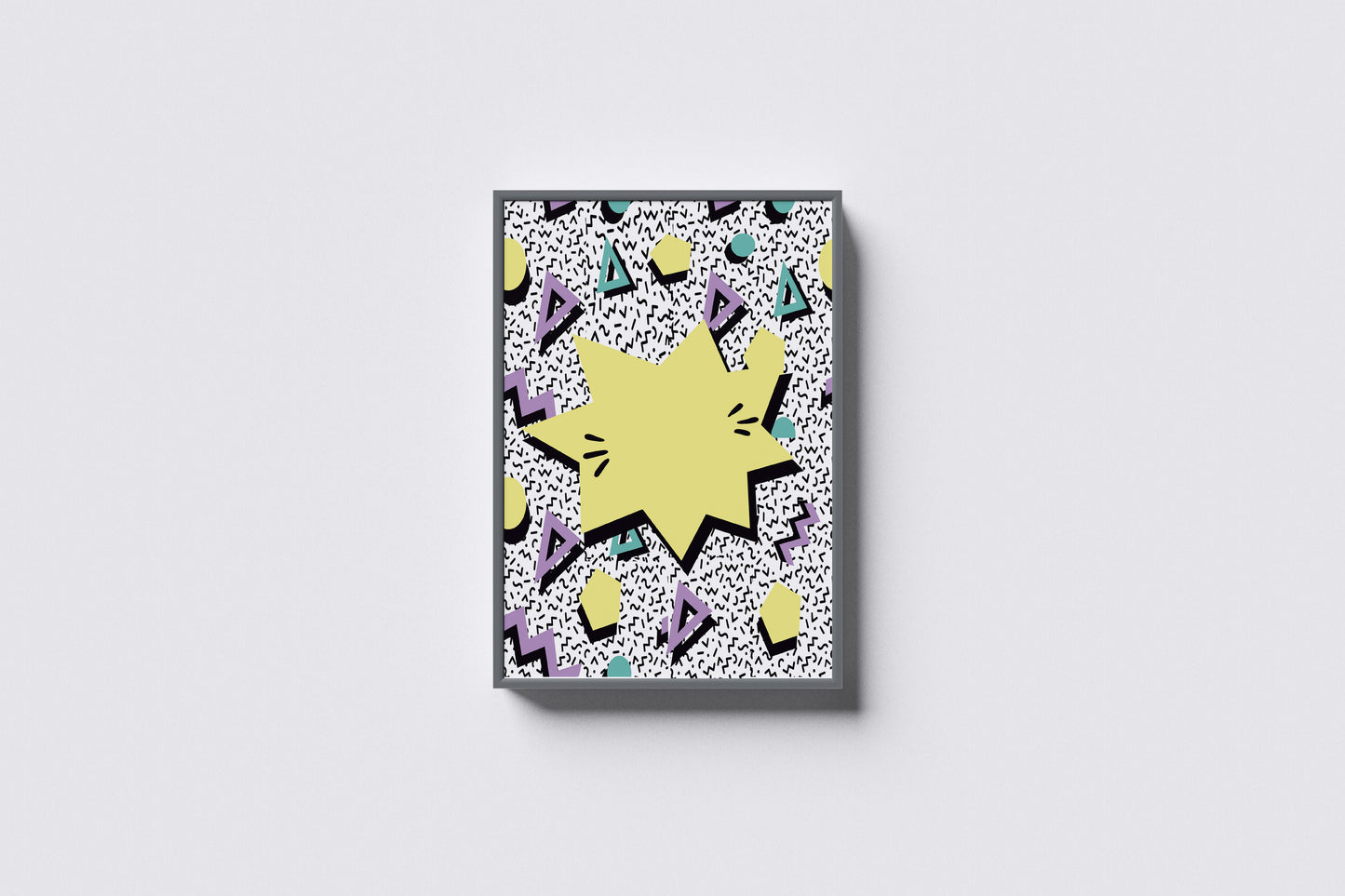 Print Scream Figure Retro 60x90cm