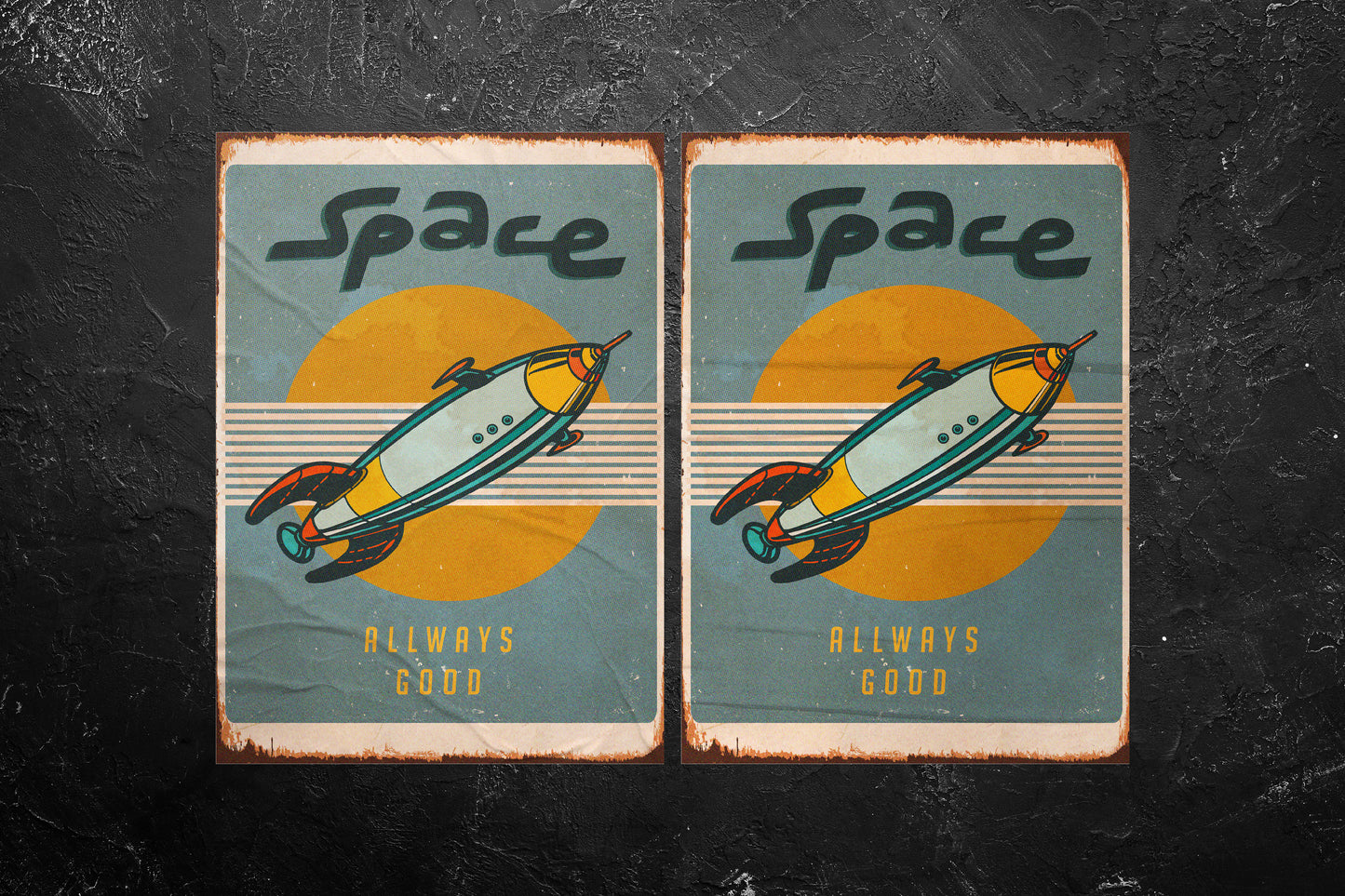 Print Space Retro 60x90cm
