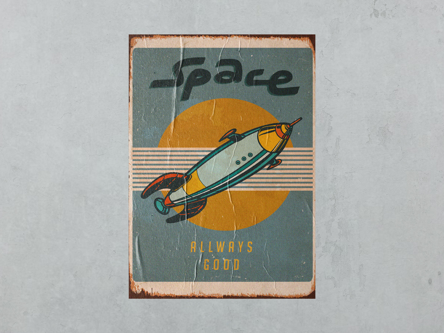 Print Space Retro 60x90cm