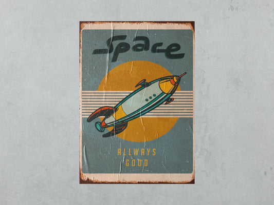 Print Space Retro 60x90cm