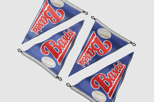 Print Sports Pennant Baseball 62x24cm
