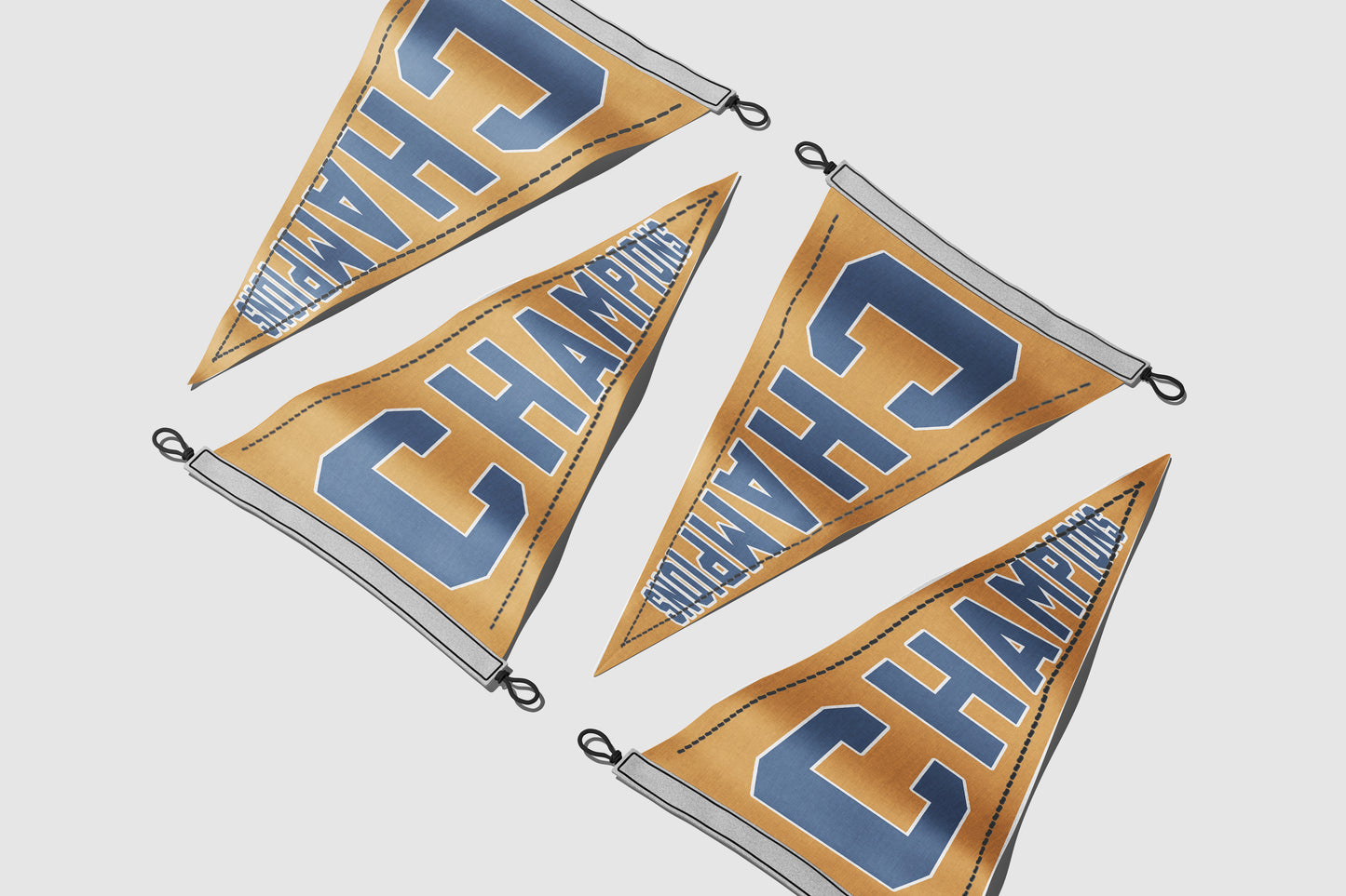 Print Sports Pennant Champions 62x24cm