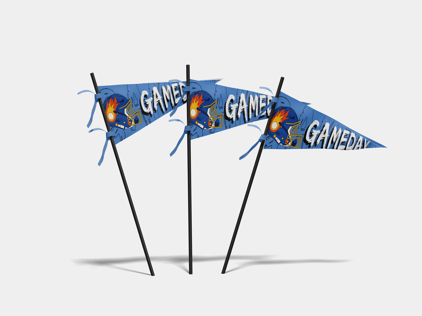 Print Sports Pennant Football Game Day 62x24cm