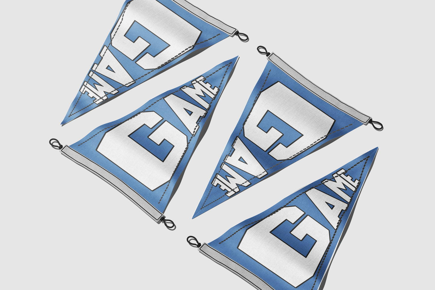 Print Sports Pennant Game 62x24cm