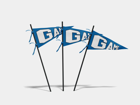 Print Sports Pennant Game 62x24cm
