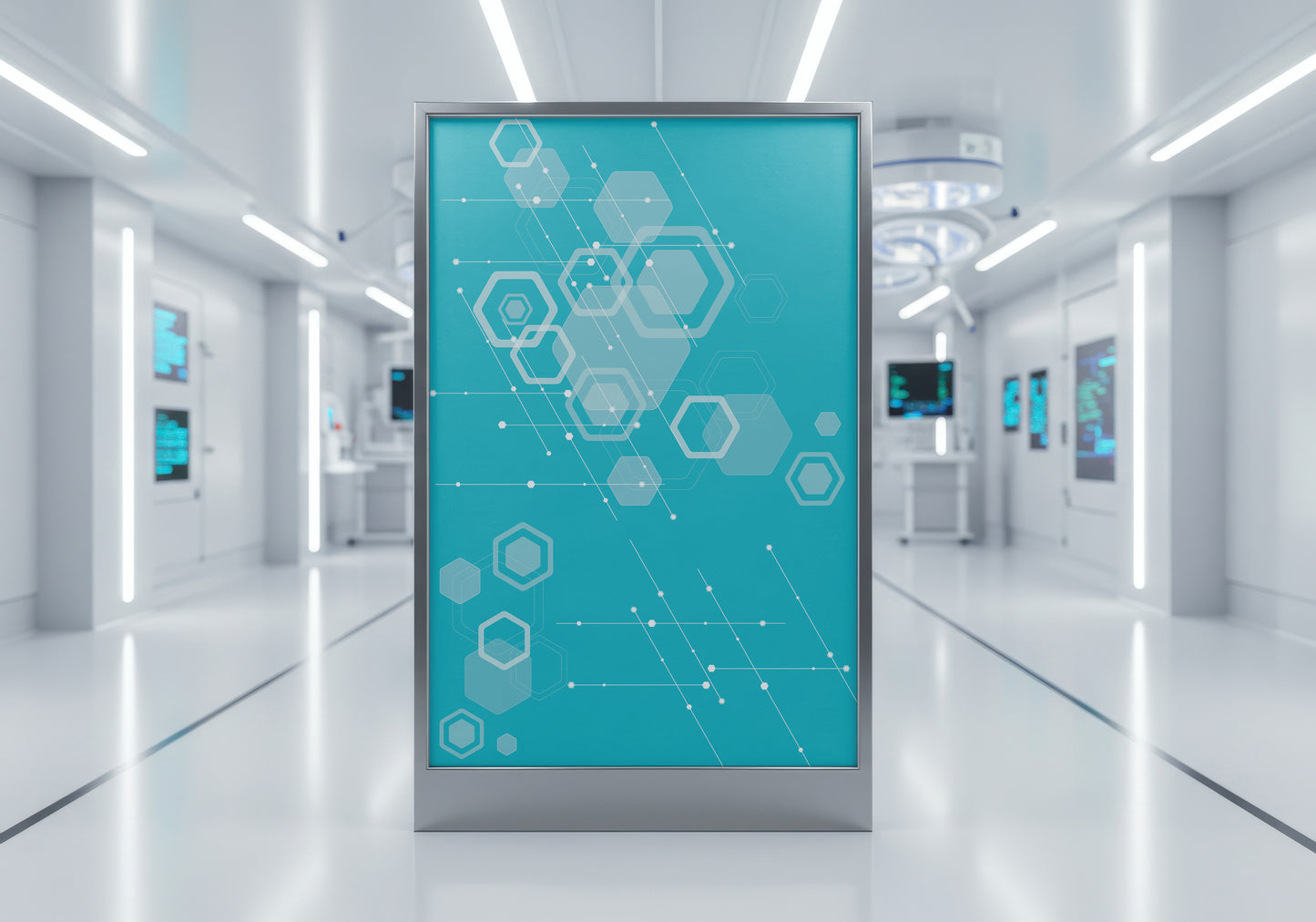 Print Technology Hexagons 60x90cm
