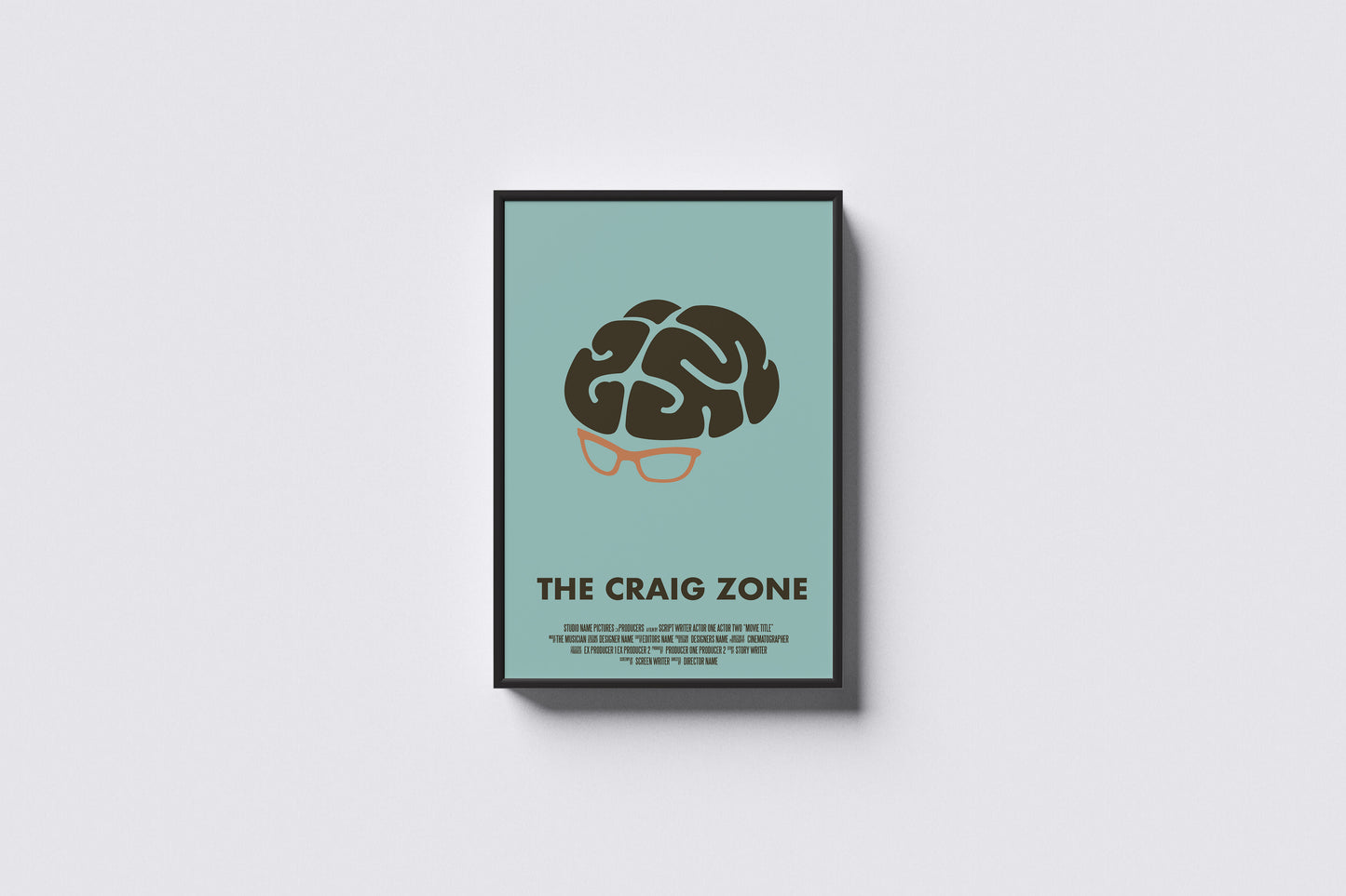 Print Cinematic Poster The Craig Zone Retro Advertisement  60x90cm