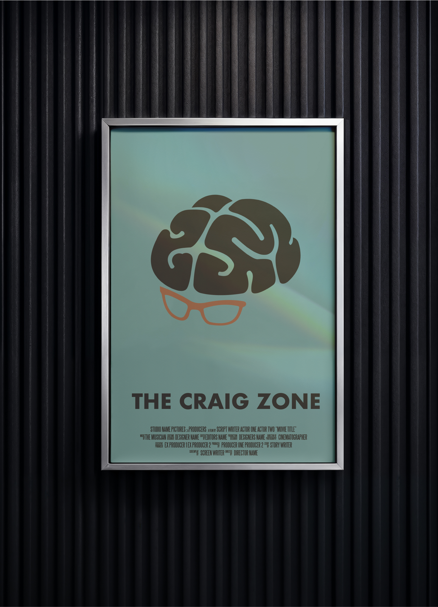 Print Cinematic Poster The Craig Zone Retro Advertisement  60x90cm