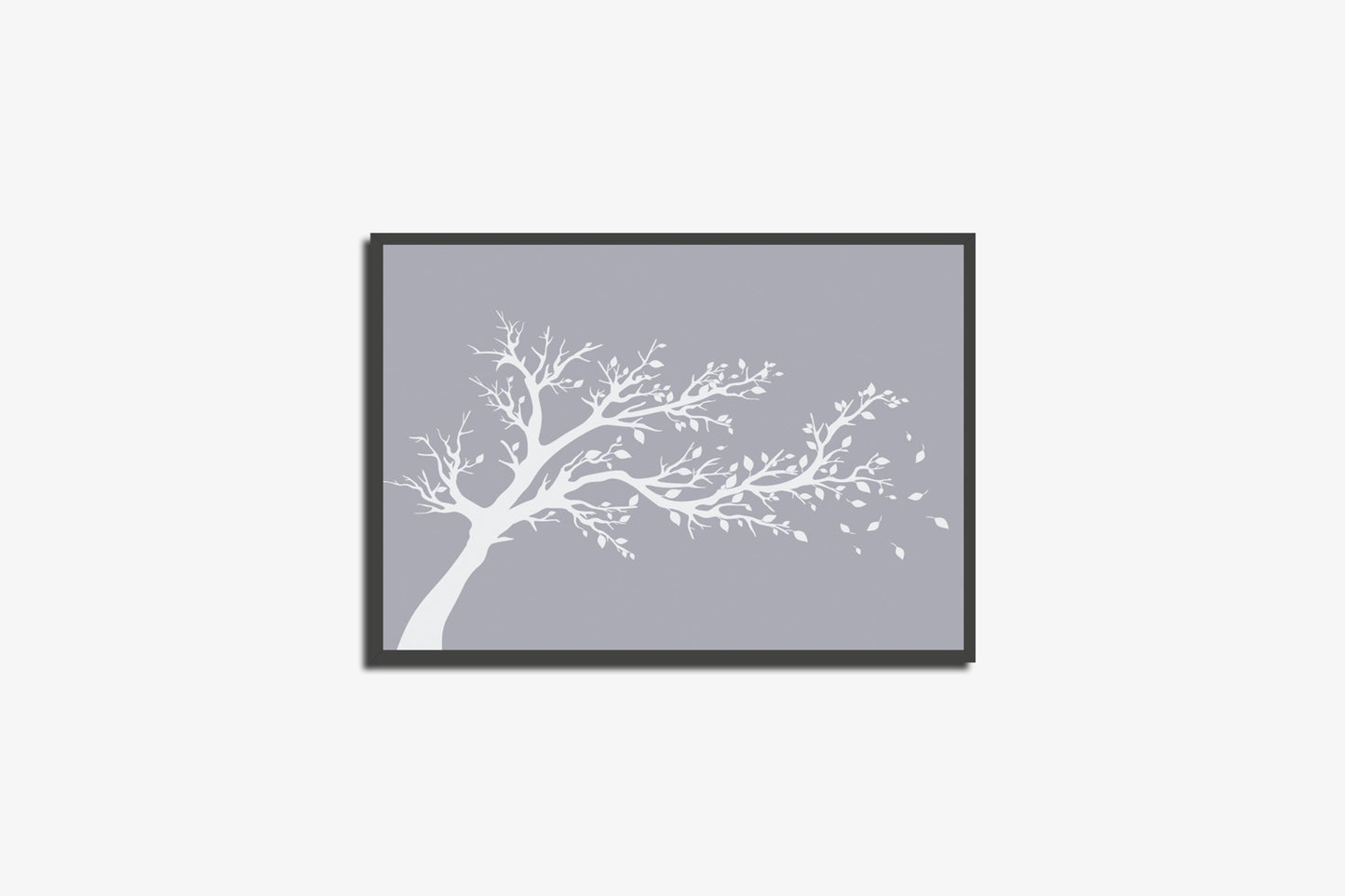 Print Nature Tree Purple Minimalist 28x21.5cm