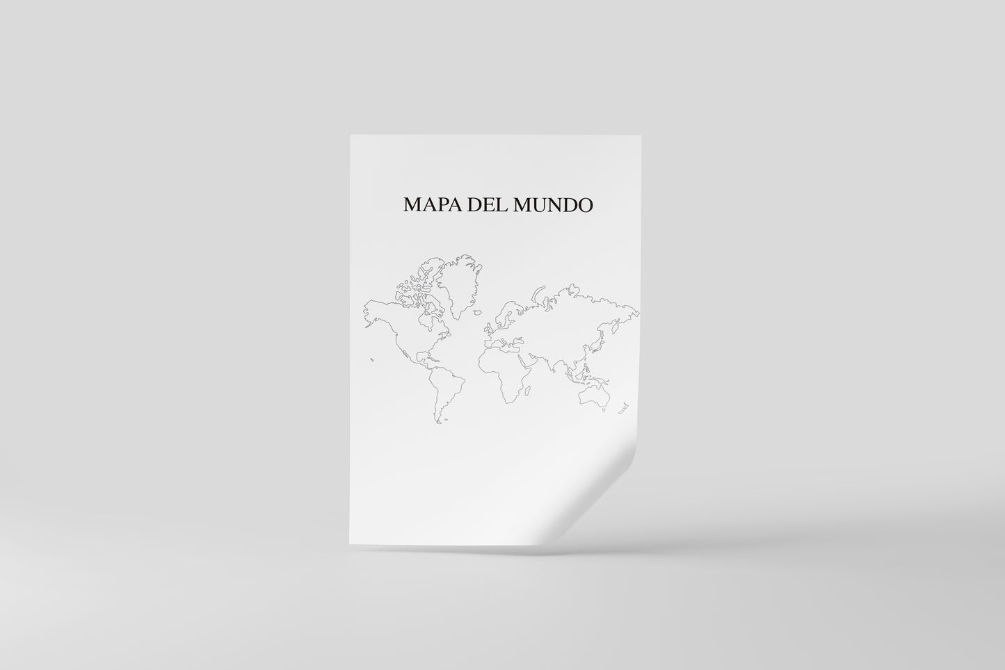 Print School World Map Coloring 60x90cm