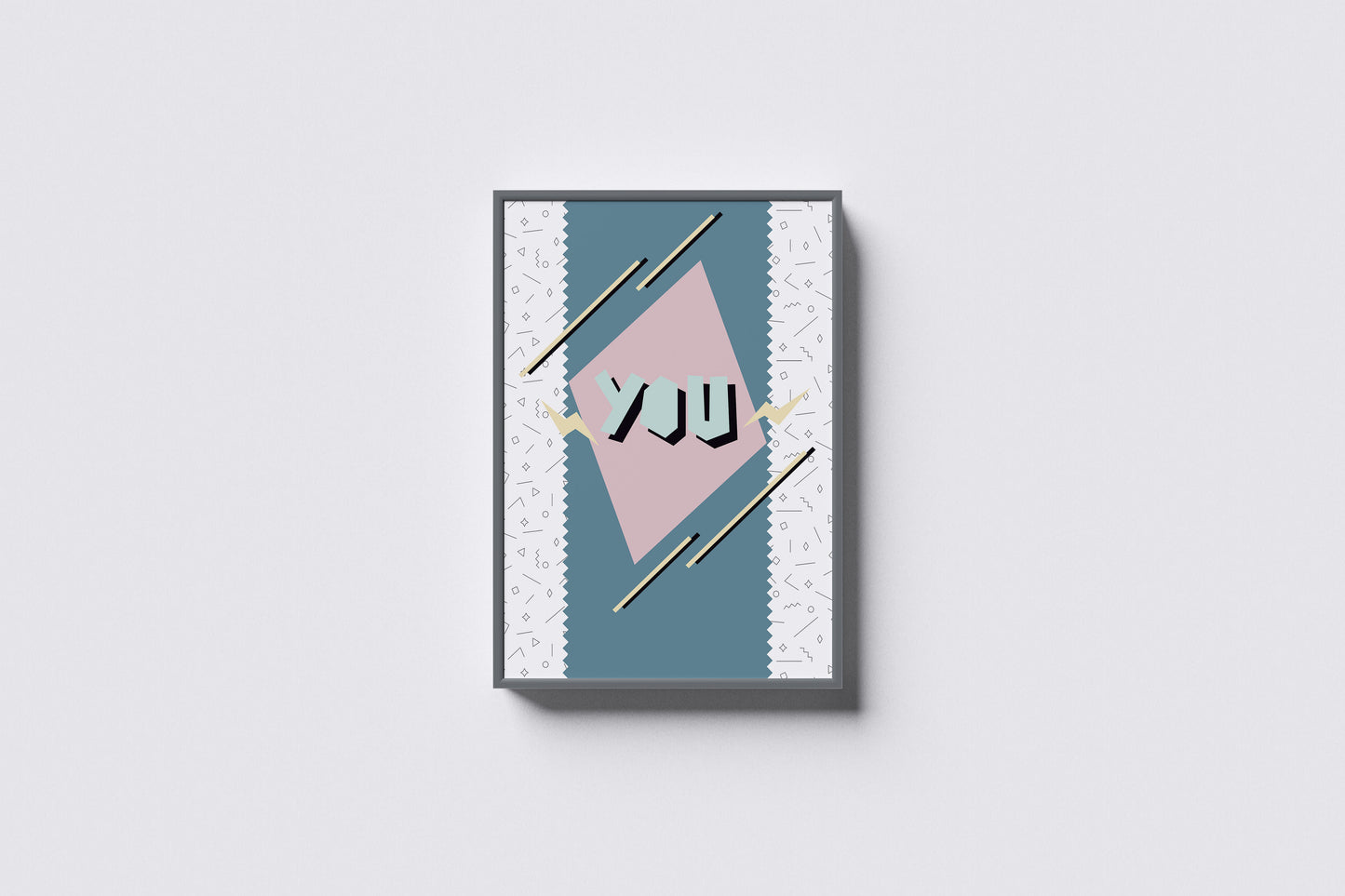 Print Abstract You Retro 60x90cm