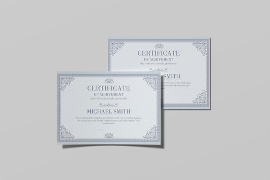 Prop Certificate Of Achivement Diploma 29.7x21cm