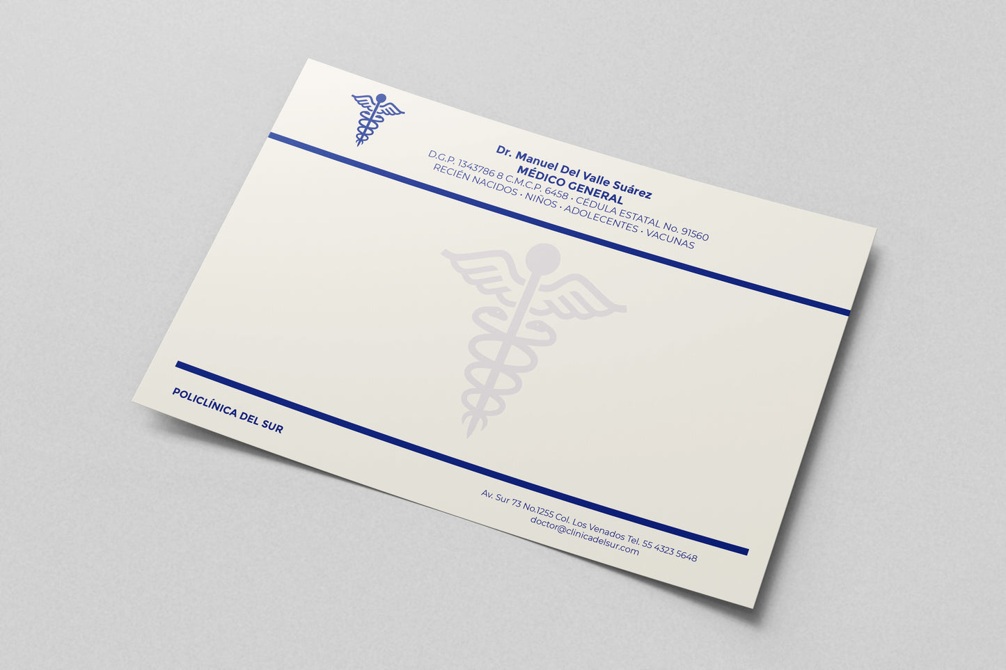Prop Documents Doctor Prescription 21.5x27.9cm