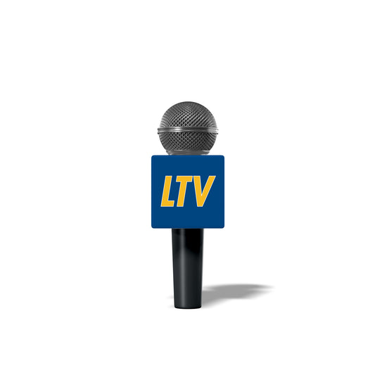 Prop Microphone LTV Blue 28x21.5cm