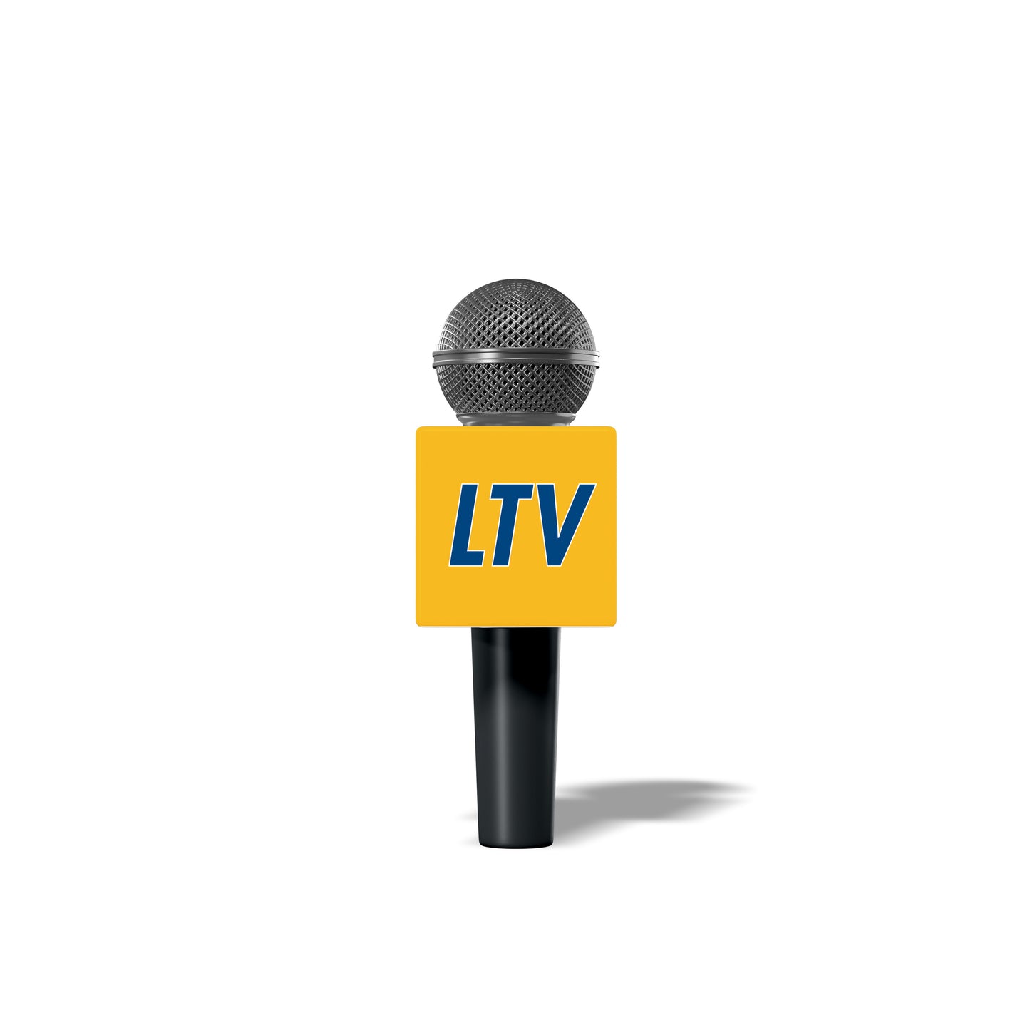 Prop Microphone LTV Yellow 28x21.5cm