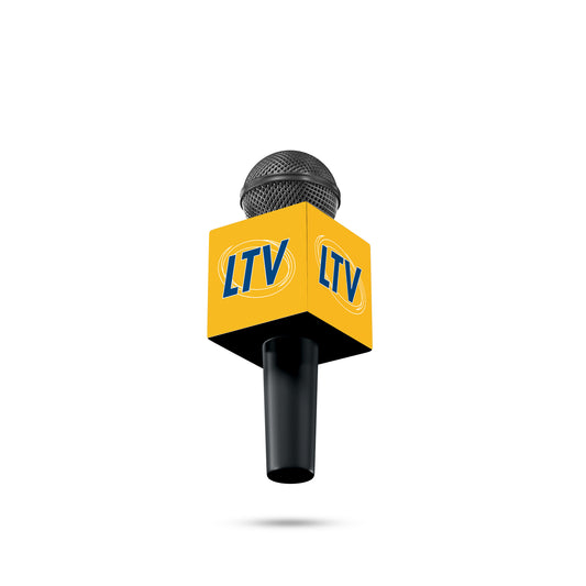 Prop Microphone LTV Yellow V2 28x21.5cm