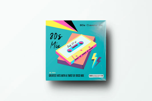 Print Urban Vinyl 80s Mix Retro 32x32cm