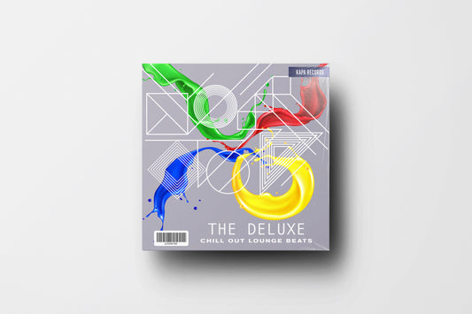 Print Urban Vinyl Colorful Geometric Lounge Beats 32x32cm