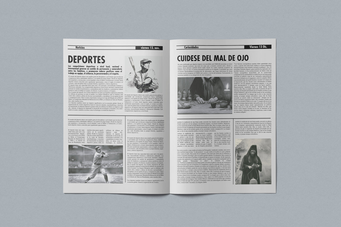 Prop Newspaper El Estado 55.8x43.1cm