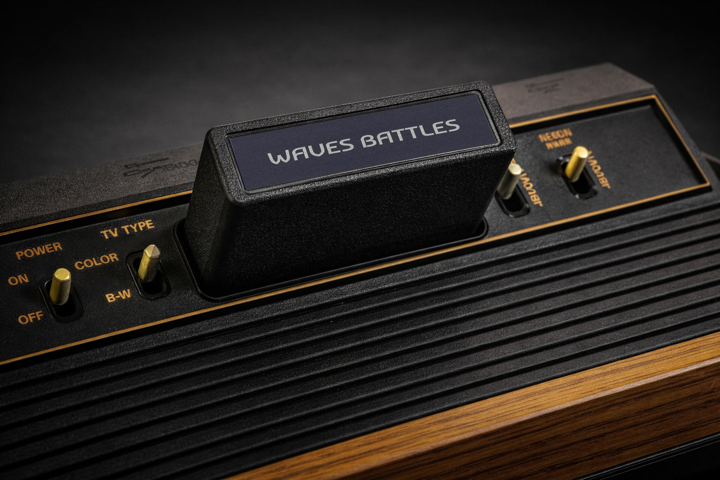 Print Atari Video Game Sticker Waves Battles 7x10.9